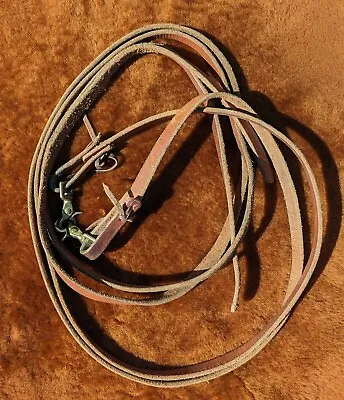 Schutz Brothers 8' Harness Leather Split Reins • $55