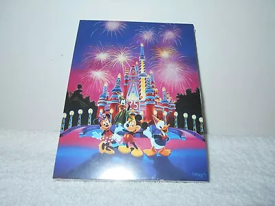 1996 Vtg Disney World 25th Anniv Sealed Brick Of 50 Castle Postcards           • $34.99