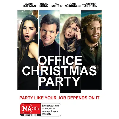 Office Christmas Party (2016 DVD) Bateman Aniston Olivia Munn Kate McKinnon • $6.49