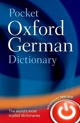 £3.44 • Buy Pocket Oxford German Dictionary,Oxford Dictionaries