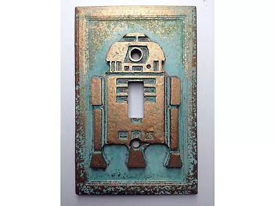 R2D2 (Star Wars) Light Switch Cover  - Aged  • $17.50