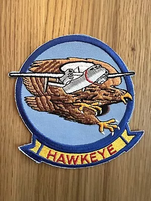 Vintage Military Embroidered Patch - Airplane  Hawkeye  • $9.99