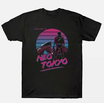 Welcome To Neo Tokyo T-Shirt Vintage Akira Japan Men's Cotton Tee Manga 80s • £11.36