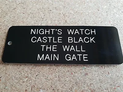 Night's Watch Key Ring Game Of Thrones Novelty Key Tag Engraved • £5.95