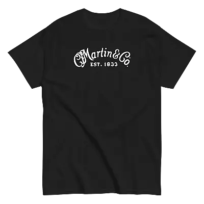 Martin Guitar Est. 1833 Logo Unisex T-Shirt Size S-5XL 7 Colors Classic Tee • $19.43