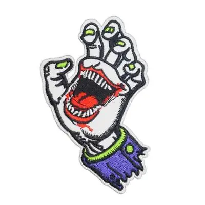 JOKER SCREAMING HAND IRON ON PATCH 3.5  Santa Cruz Skateboard Skater Embroidered • $4.95