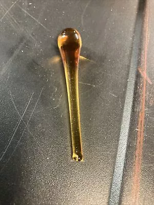 Vintage Glass Medicine Dropper Amber • $9.40