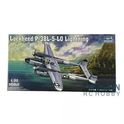 1/32 Trumpeter Lockheed P-38L-5-LO Lightning Fighter 02227 Warplane Model DIY • $113.90