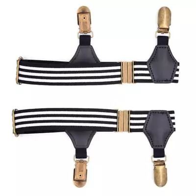 1Pair Elastic Mens Sock Remains Leg Suspenders Garter Clip Buckle Non-slip Clamp • $15.18