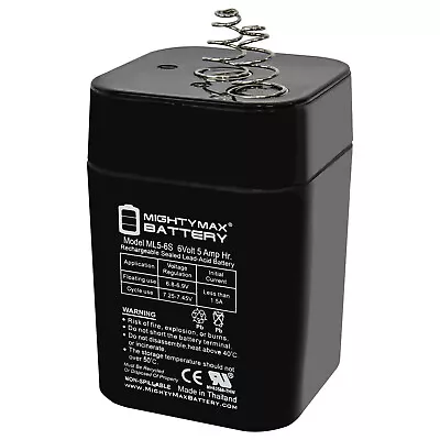 Mighty Max 6V 5Ah SLA Battery For Moultrie Feeders Game Cam II • $14.99