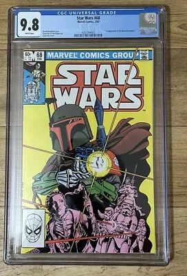 Star Wars #68 CGC 9.8 White Pages  1983 1st Appearance Of The Mandolorian • $1450