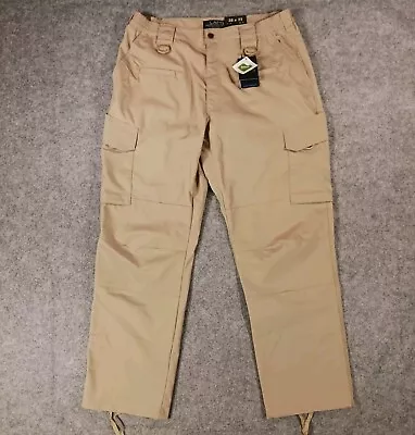 New LAPG Tactical Pants Men 38X32 Tan Double Knee Rip Stop LA Police Gear Cargo • $26.99