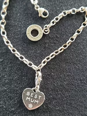 925 Sterling Silver Thomas Sabo Belcher Charm Bracelet • $120