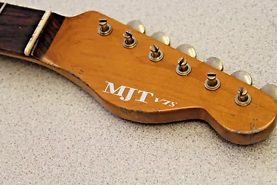 MJT Official Custom Vintage Aged Nitro Guitar Neck By Mark Jenny VTS Roasted • $399