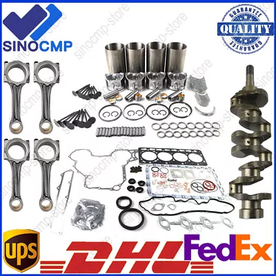 V3800 V3800T V3800-CR-T Engine Rebuild Kit - Crankshaft & Con Rods For Kubota • $464.07