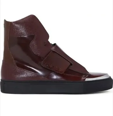 Raf Simons High Top Sneakers Size EU 42 (UK8) Burgundy / Ruby • £49