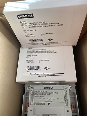 Siemens Lighting Contactor 4 Pole 277v Coil 30amp Lce00c002277a • $375