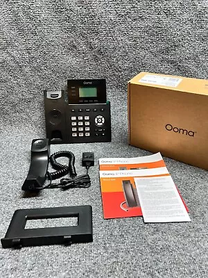 Ooma - 2603 3-Line IP Desk Phone Corded With 5-way Voice Conference - Black • $59.84