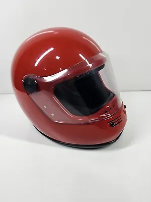 Vintage 80's Grant MEGA Full Face Helmet Motorcycle Medium Cafe Racer Retro • $50