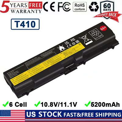 Battery For Lenovo Thinkpad T410 T420 T510 T520 W510 W520 SL410 SL510 Notebook • $14.95