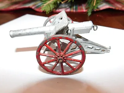 VINTAGE Miniature Toy Cannon Shoots Spring Loaded • $20