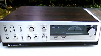 Retro Mitsubishi DA-R8 AM/FM Stereo Receiver - Classic Vintage Audio Equipment • $119