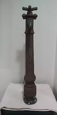 Vintage Patina Cast Iron Total Eclipse (Garden Yard Fire) Hydrant  RARE  • $1149