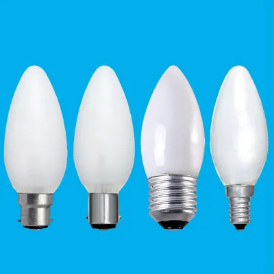 £11.99 • Buy 10x Opal Candle Dimmable Standard Light Bulbs 25W 40W 60W BC ES SBC SES Lamps