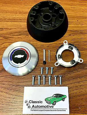 Comfort Grip Or Wood Steering Wheel Install Kit 3-spoke Camaro Chevelle Nova  • $119.99