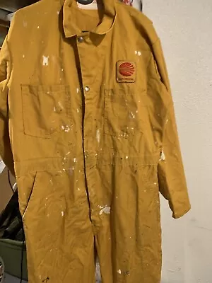 Vintage 1950 Continental Mechanic Coveralls Size 40 36x54 • $39