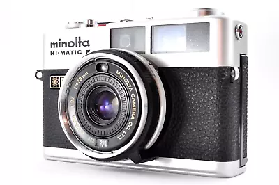 Minolta Hi-Matic F Rangefinder Film Camera 38mm F/2.7 W/Cap From Japan [Exc+3] • $56.70