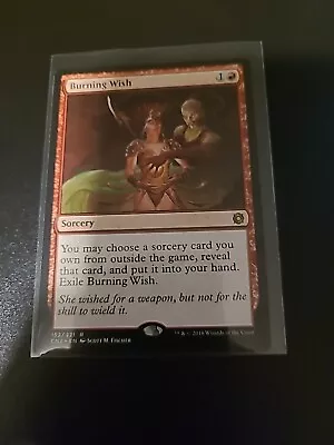 MTG Magic The Gathering Burning Wish (152/221) Conspiracy Take The Crown NM • $0.99