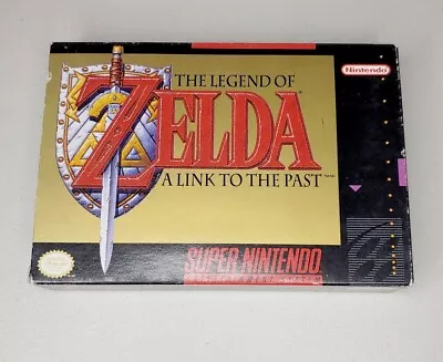 The Legend Of Zelda: A Link To The Past SNES Super Nintendo CIB Authentic • £175.49