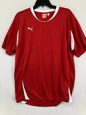 Puma Men's Powercat 5.10 Shirt US Size XL Red/White - NEW • $10.36