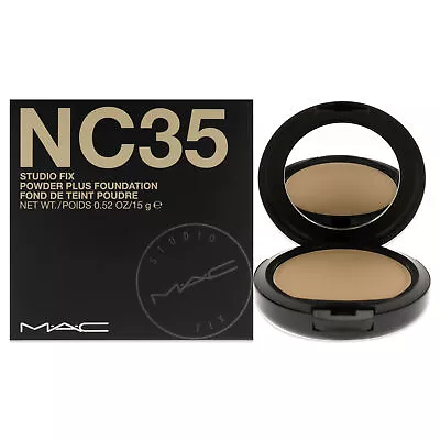 Studio Fix Powder Plus Foundation - NC35 By MAC For Women - 0.52 Oz Foundation • $35.03