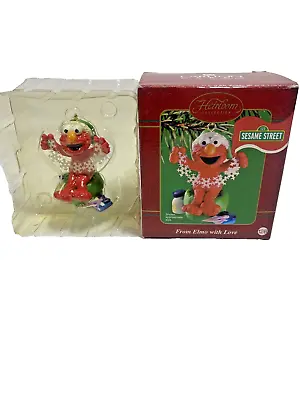 Vintage Carlton Cards Heirloom 2002 From Elmo With Love Sesame Street Ornament • $9.47
