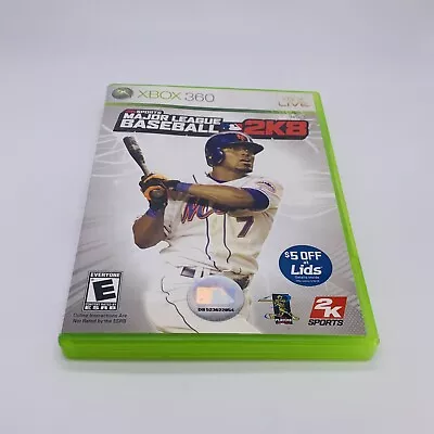 Major League Baseball 2K8 Microsoft Xbox 360 2008 - No Manual Tested • $7.97