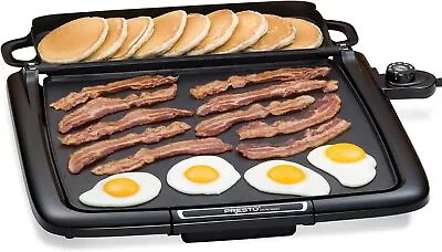 Cool-touch Electric Griddle/Warmer Tray Indoor Grill Kitchen BBQ Grill Black • $73.56