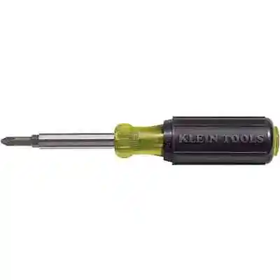 Klein Tools 32476 Multi-Bit Screwdriver / Nut Driver 5-in-1 Phillips Slotted NEW • $12.77