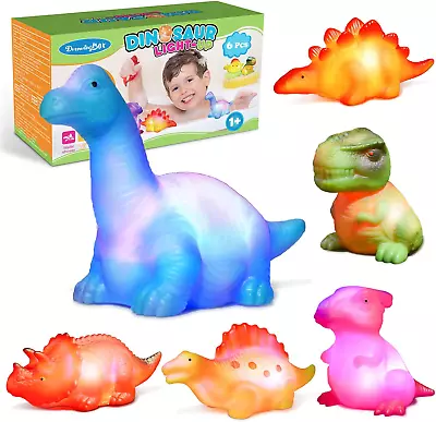 Tesoyzii Bath Toys Gifts For 1 2 3 4 5 Year Old Boys Light Up Bath Toys Toys • £12.14
