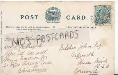 Genealogy Postcard - Nicholas Johns - Cadgwith Ruan Minor Cornwall - Ref. R275 • £3.99