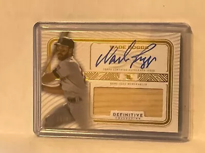 2023 Topps Definitive Wade Boggs Game Used Bat Auto Autograph #28/40 Red Sox • $99