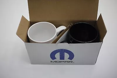 New Mopar Challenger SRT Demon White & Blakc Coffee Mugs Tea Cup Ceramic Dodge • $13.05