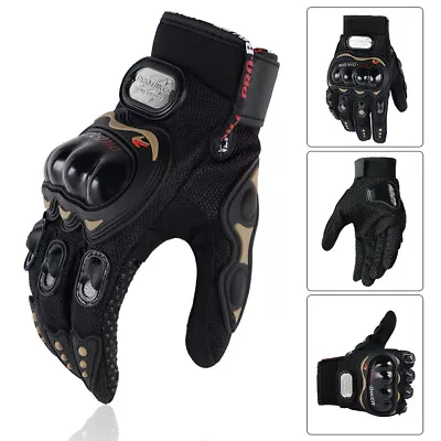 Motorcycle Gloves Protective Guantes Moto Full Finger Motocross Gloves Man Women • $12.48