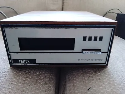 Tellux 8 Track Cartridge Player 1970's. • £50