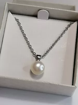 Genuine HONORA Cultured Freshwater Pearl Pendant Necklace Chain 276 • £24