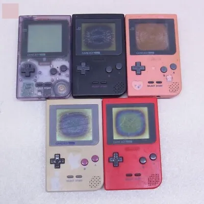 Nintendo GameBoy Pocket GBP Lot Of 5 Set Random Color Console From JAPAN Junk • $113.57