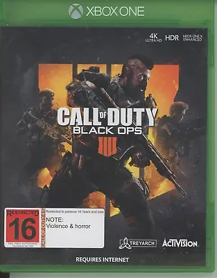 Call Of Duty Black Ops IIII 4 - Microsoft Xbox One 2018 Shooter Action • $14.99