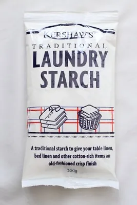 £5.84 • Buy Kershaw's Laundry Starch Powdered Starch Washing Starch Clothes Cloth 200g