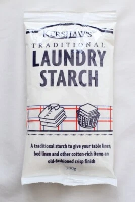 £5.84 • Buy Kershaw's Laundry Starch Powdered Starch Washing Starch Clothes Cloth 200g